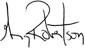 Signature of Greg Robertson